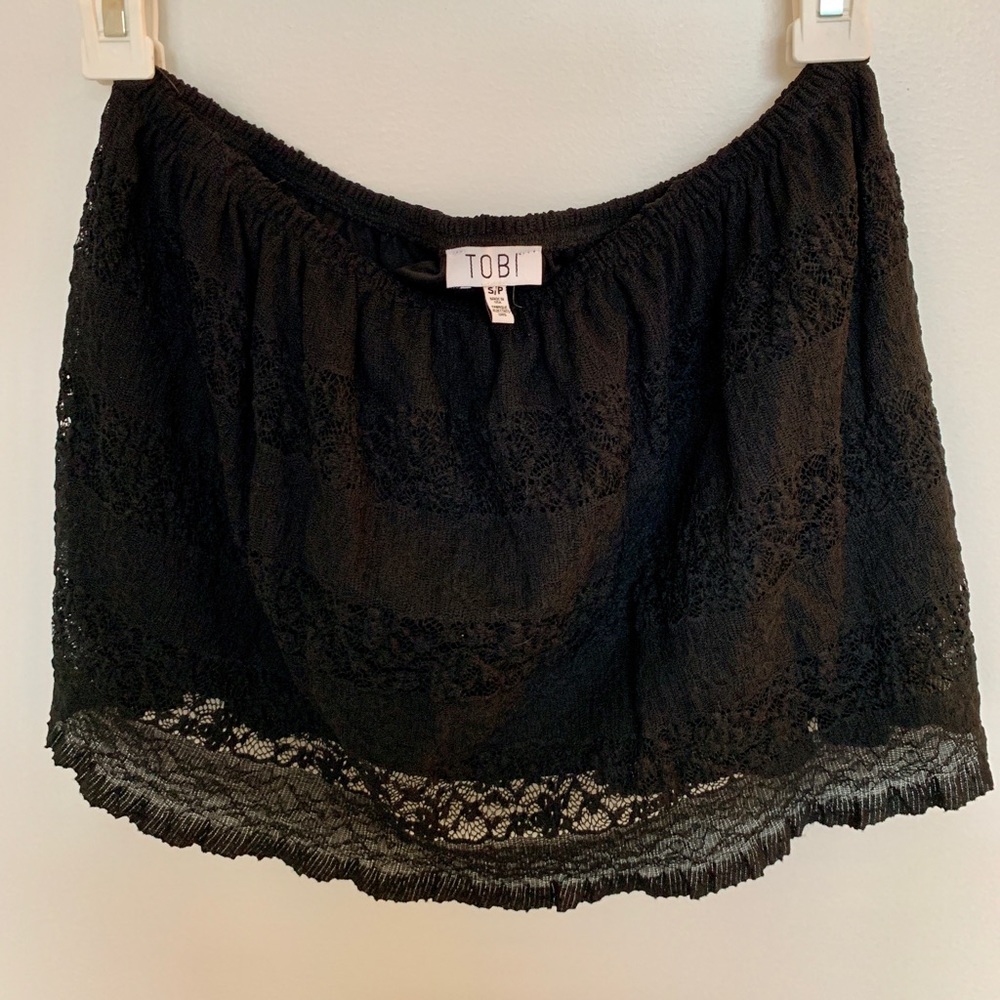 Tobi Lace Crop Top